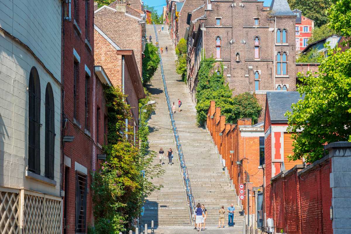 Montagne de Bueren, Βέλγιο, σκάλα 