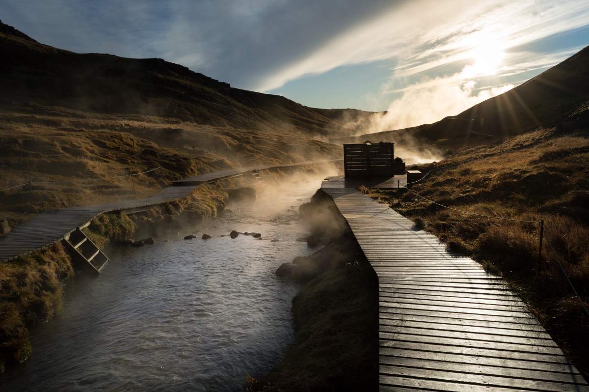 Θερμές πηγές Reykjadalur, Ισλανδία