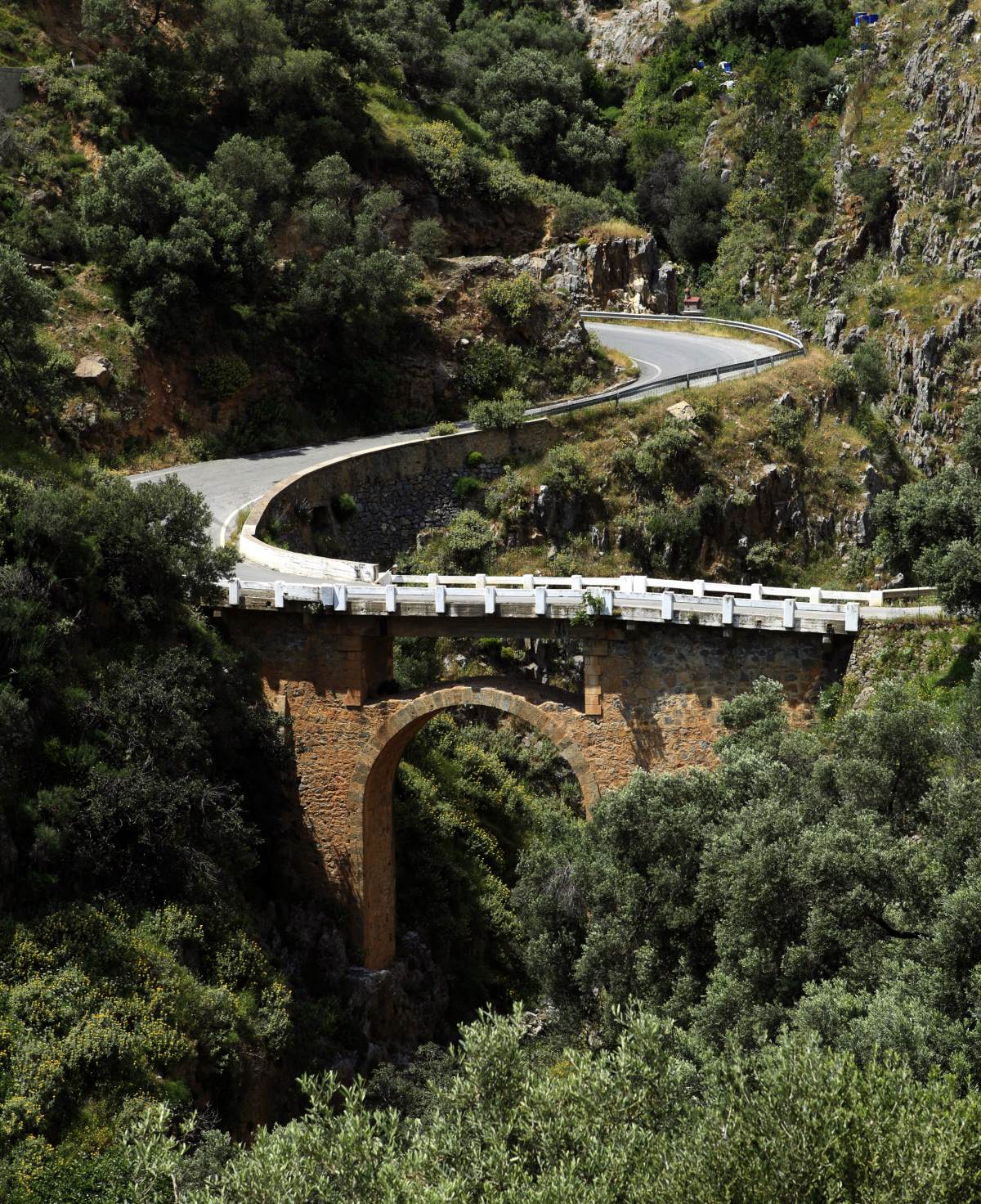 Το γεφύρι πάνω από το φαράγγι στο Ροδάκινο, Κρήτη