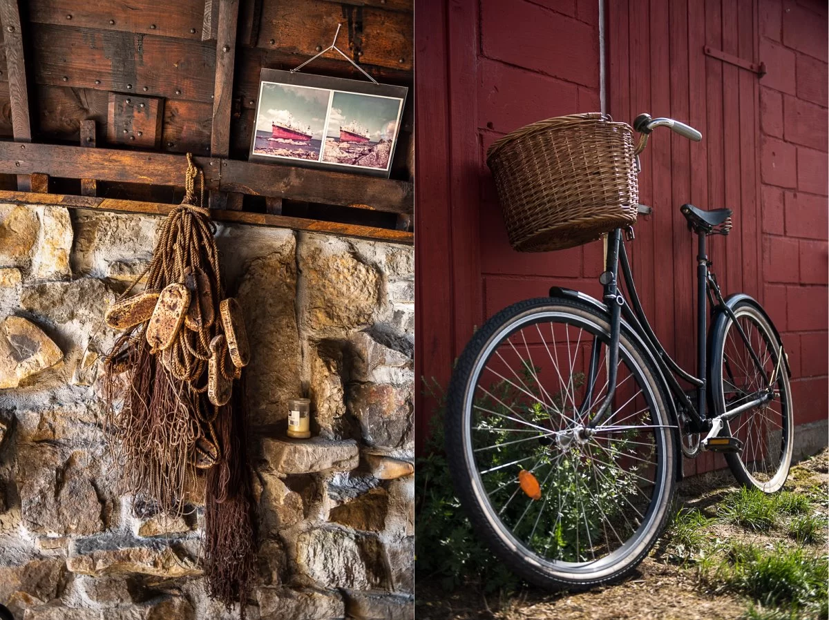 Bornholm Δανία, γραφικές εικόνες στο χωριό