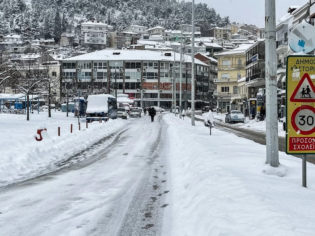 Καστοριά χιονισμένη