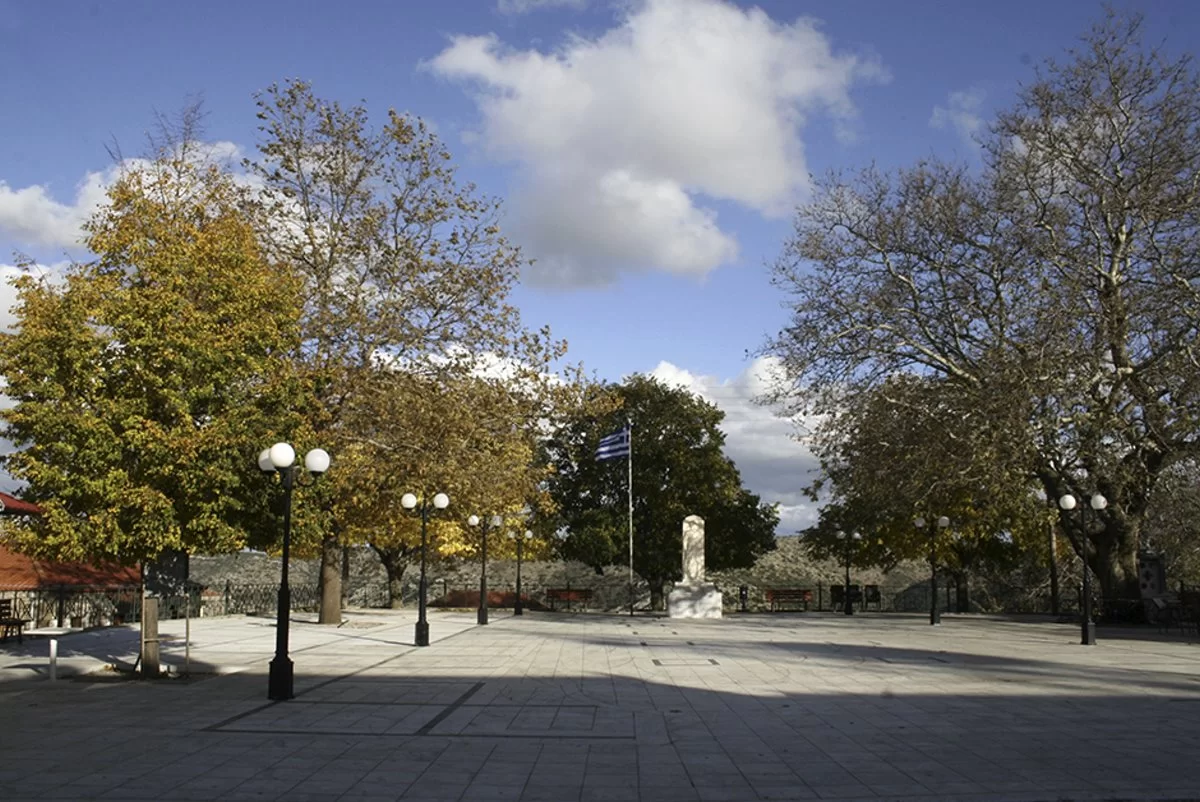 Πλατεία στο Καστρί της Αρκαδίας