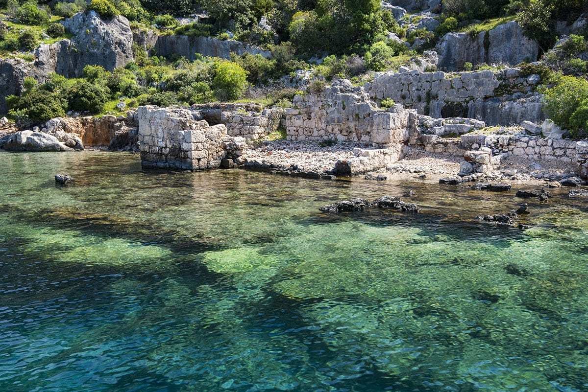 Τα ερείπια της βυθισμένης πόλης Κέκοβα, Τουρκία