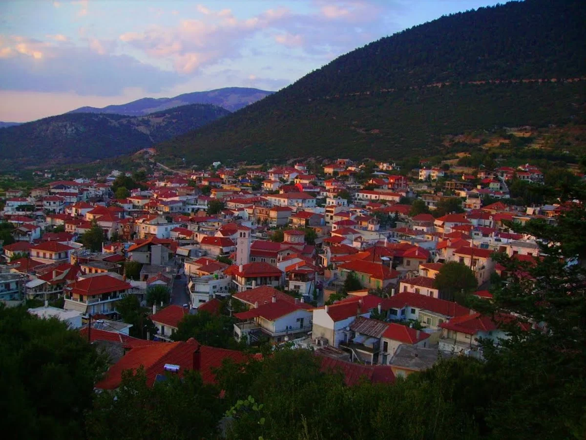 Κυριάκι Βοιωτίας αλπικό χωριό