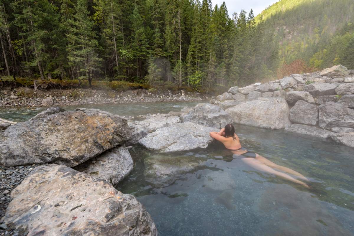 Halfway and Lussier hot springs, Καναδάς
