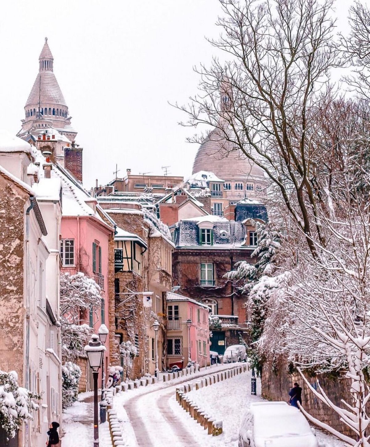 Montmartre χιονισμένη