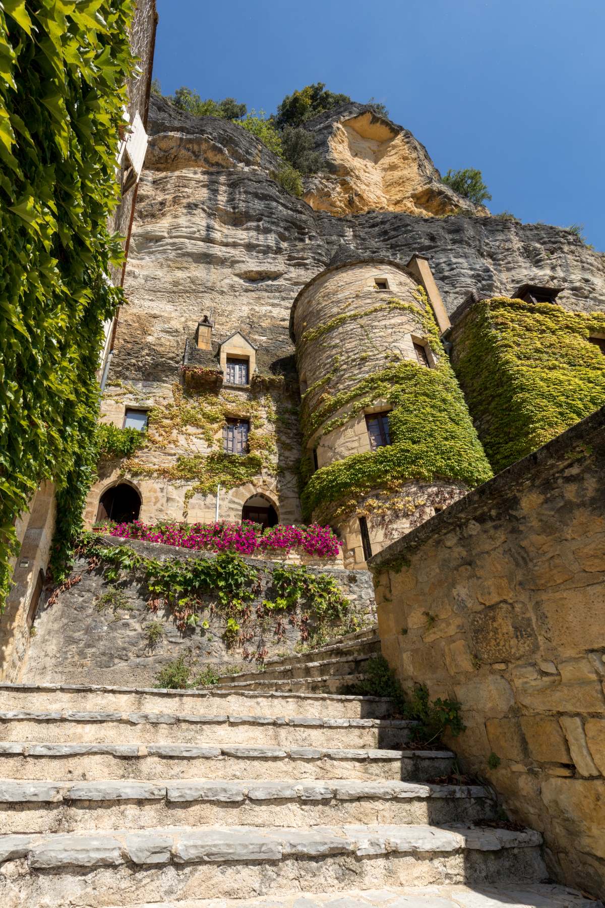 La Roque-Gageac  Γαλλία κάστρο
