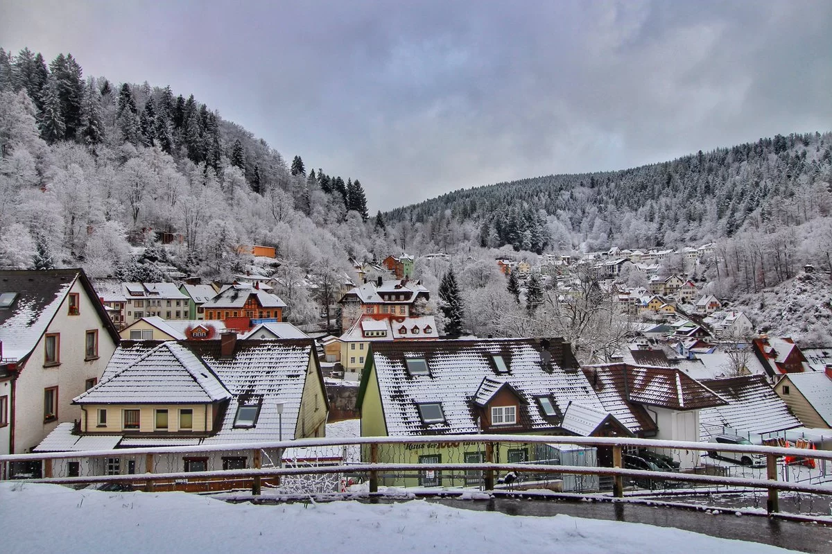 Μέλανας Δρυμός χωριό Triberg