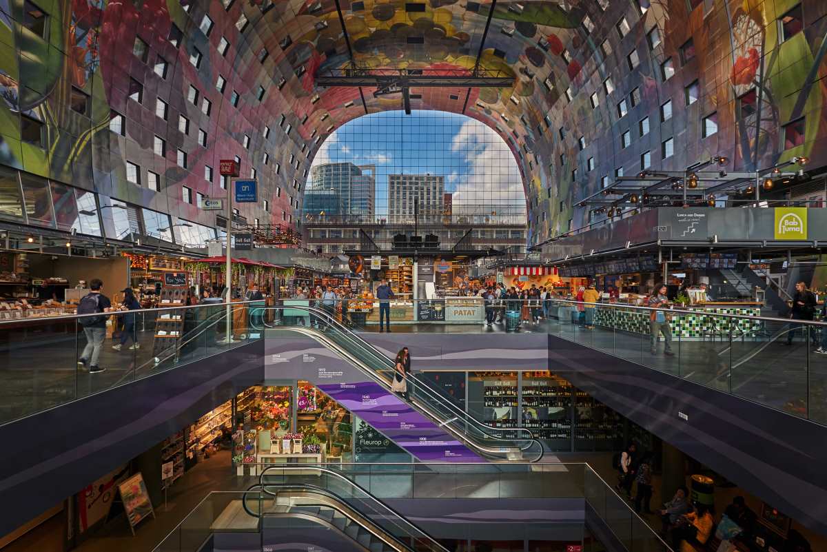 Η αγορά Markthal στο Ρόττερνταμ