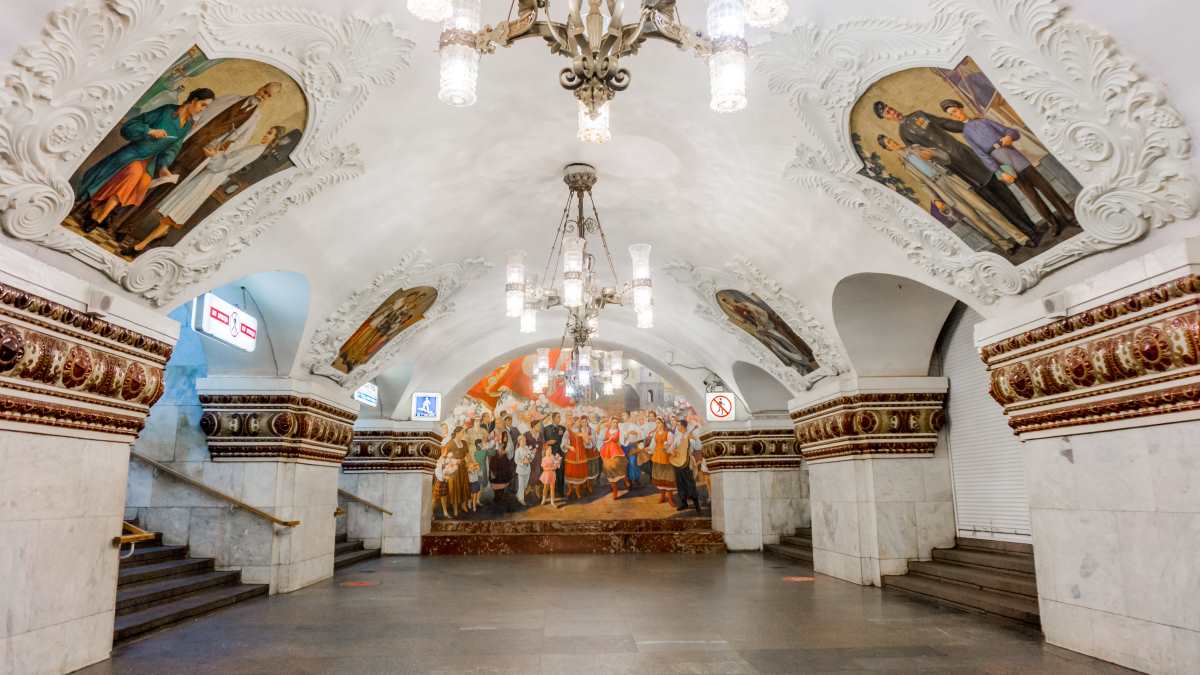 Metro station Kievskaya, Μόσχα