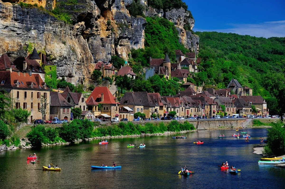 La Roque Gagneac Γαλλία μεσαιωνικό χωριό