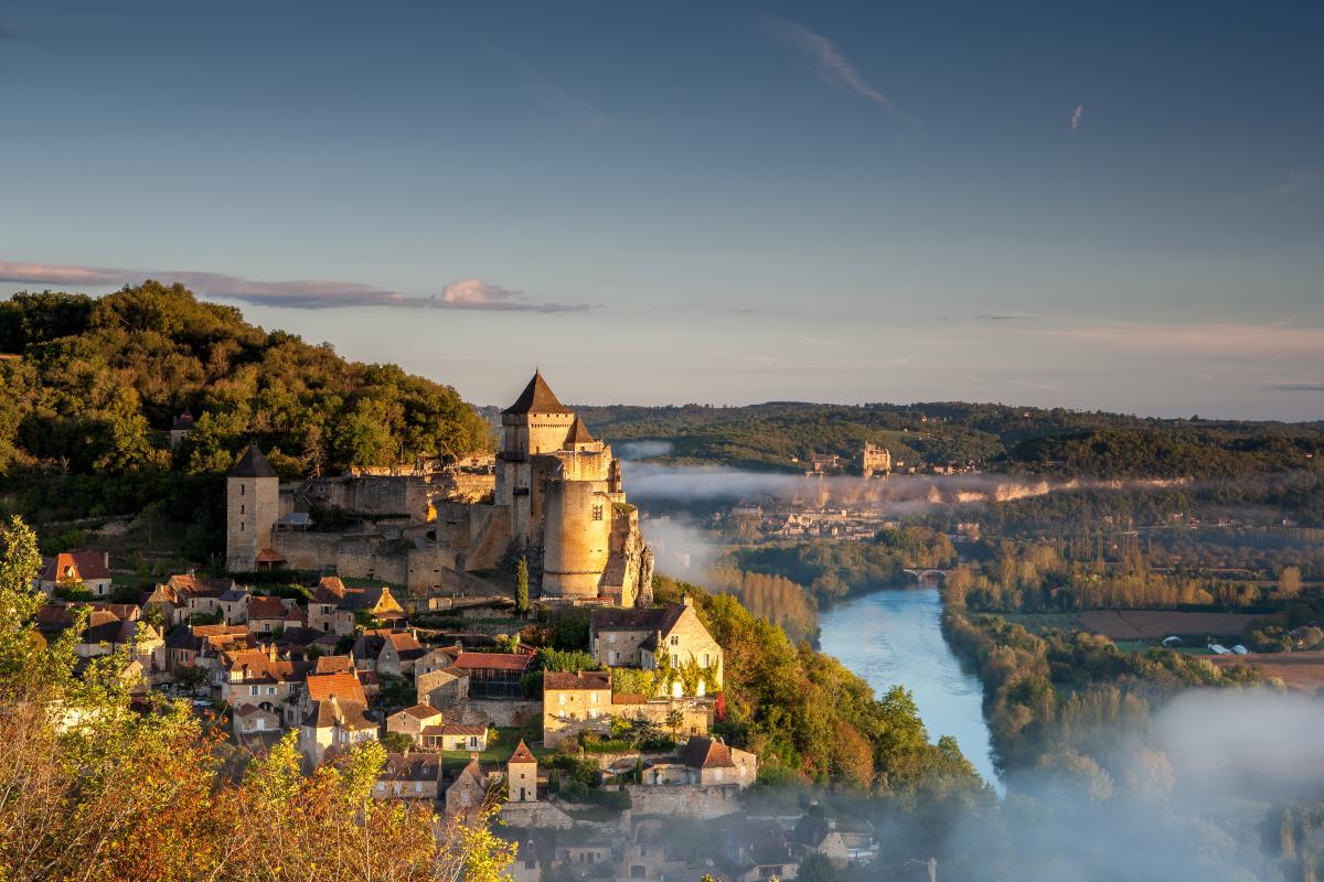 Beynac Γαλλία πανοραμική