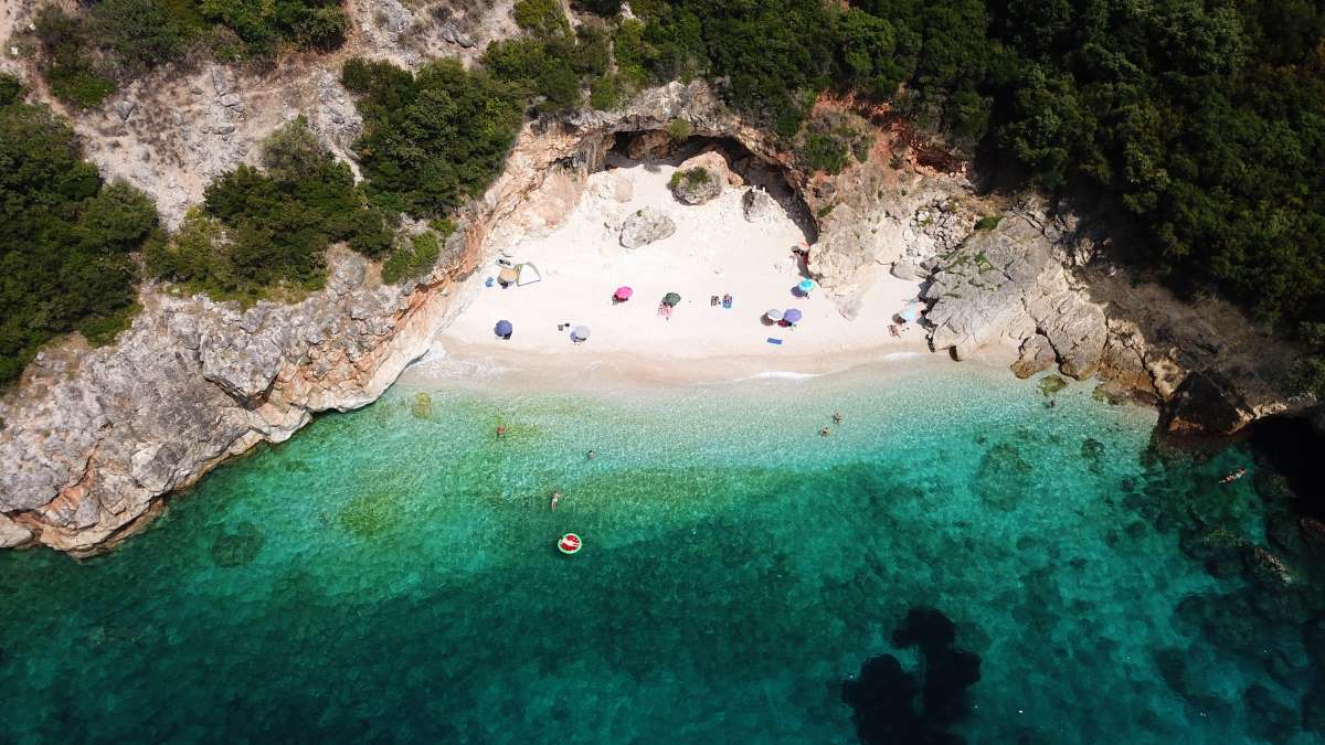 Μπέλα Βράκα Σύβοτα από ψηλά