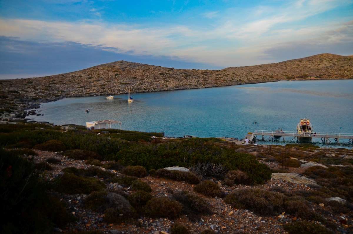 Νησάκι Δία ή Ντία, Χερσόνησος Κρήτη