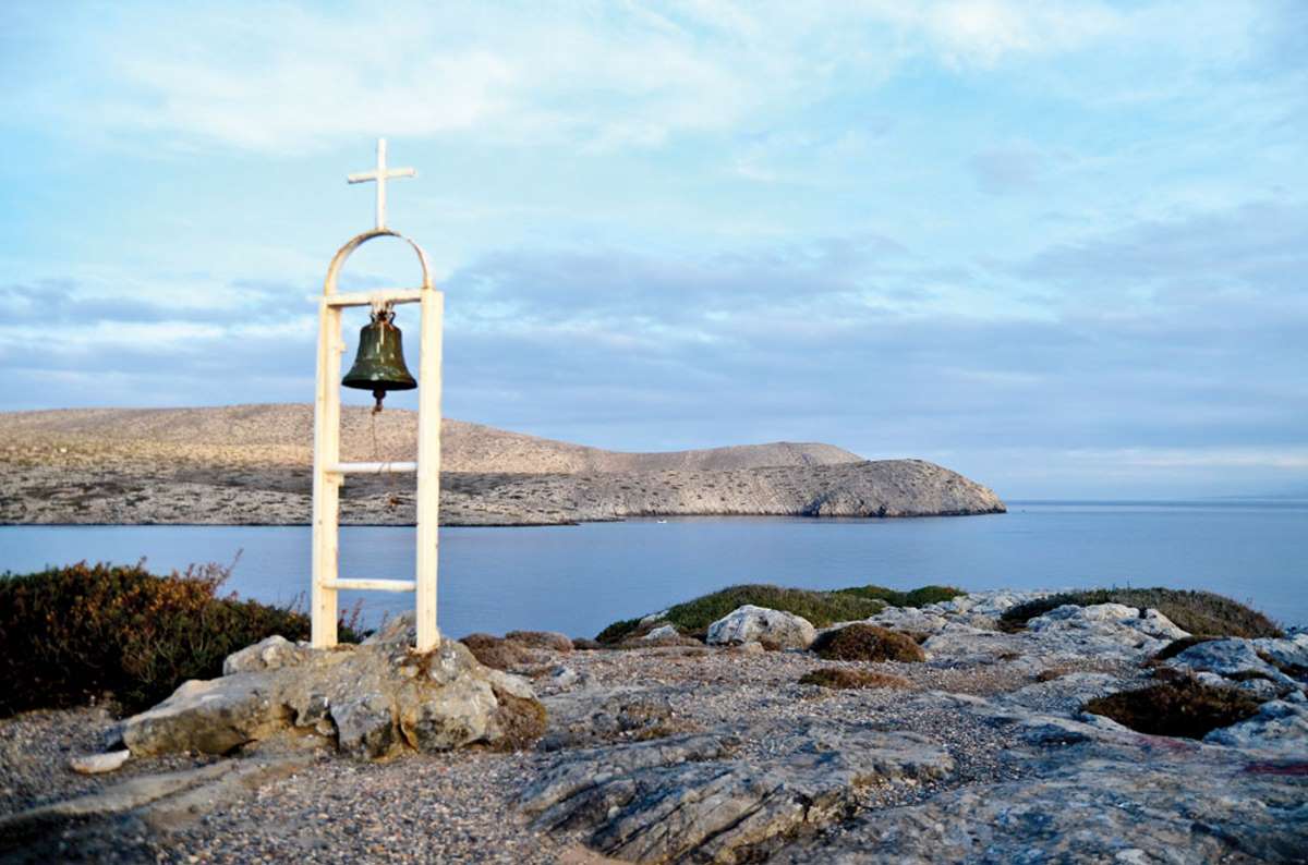 Νησάκι Δία ή Ντία, Χερσόνησος Κρήτη