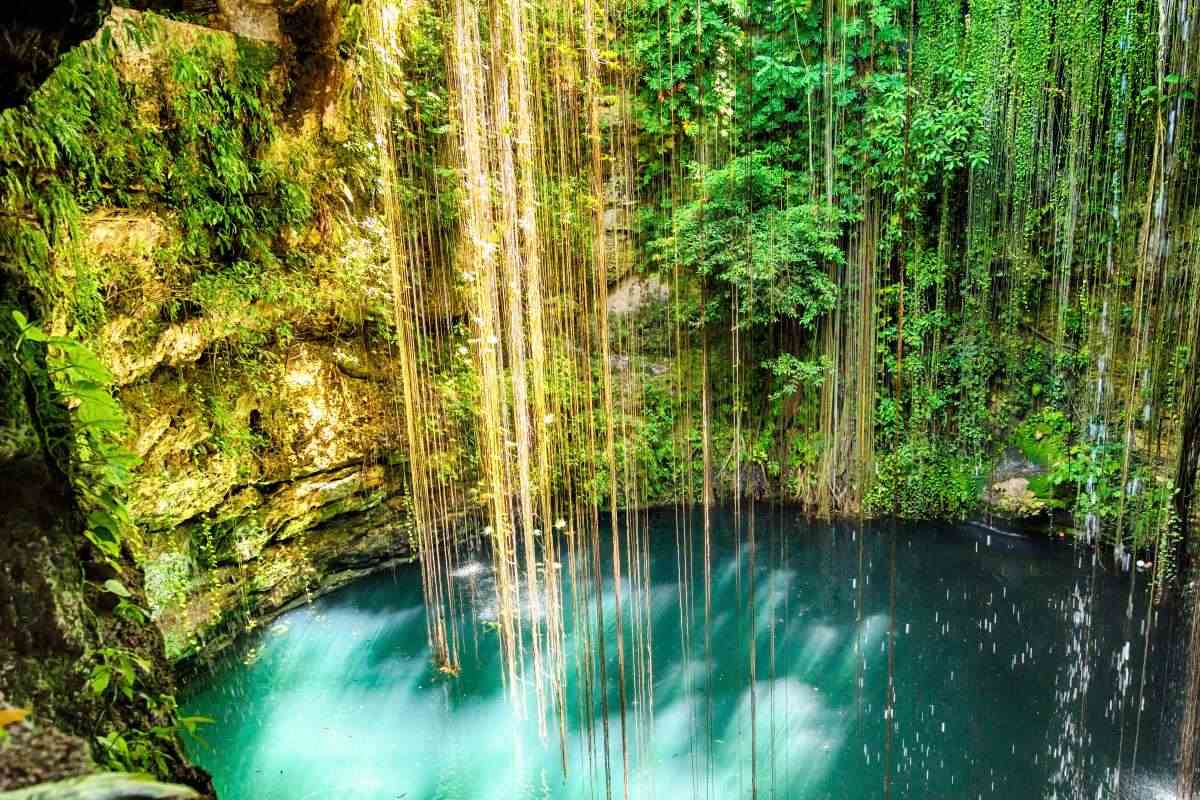 Ik Kil cenote, Yucatán, Μεξικό