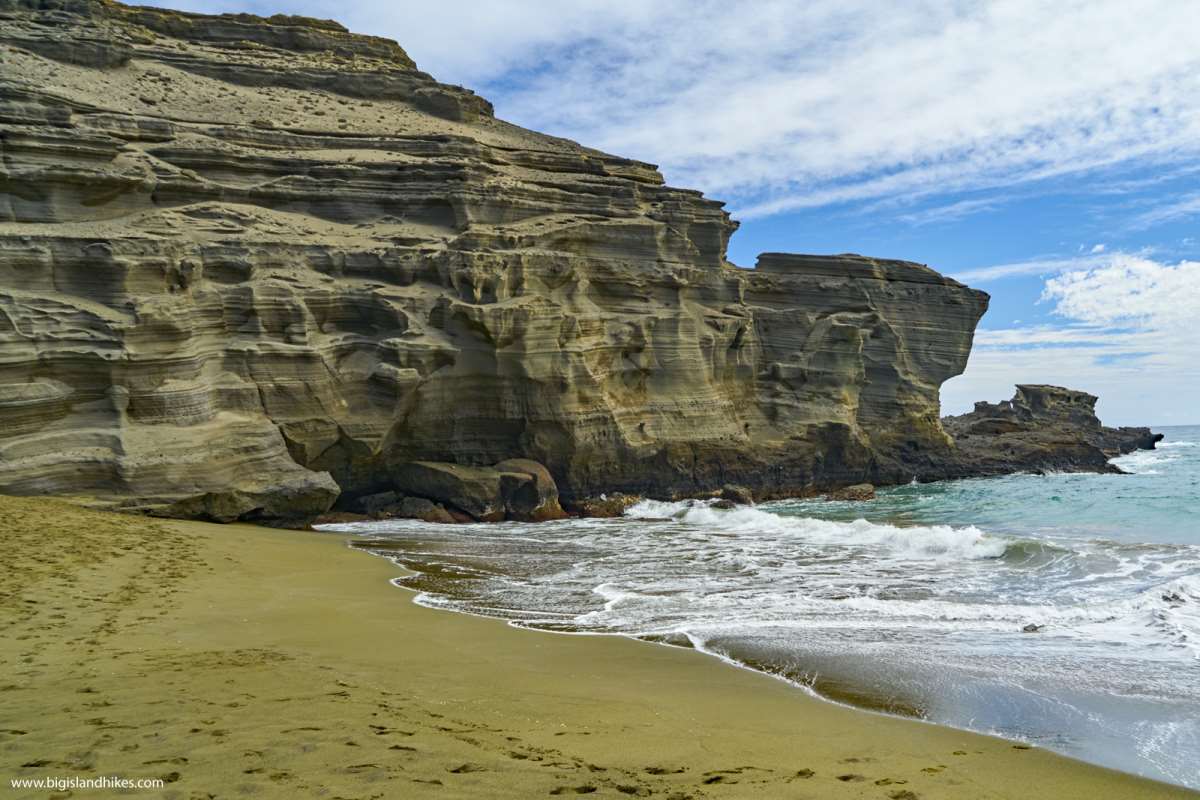 Πράσινη Παραλία (Papakōlea Green beach), Χαβάη