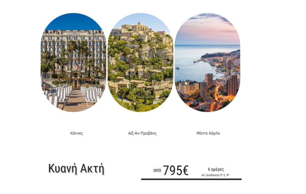 Argo Travel πακέτα διακοπών