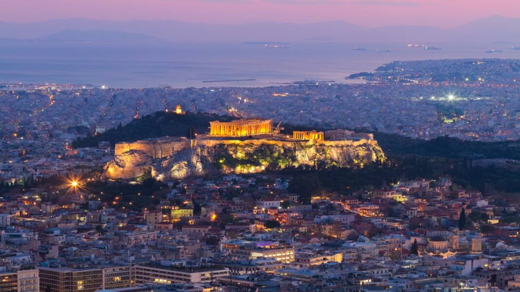 athens night