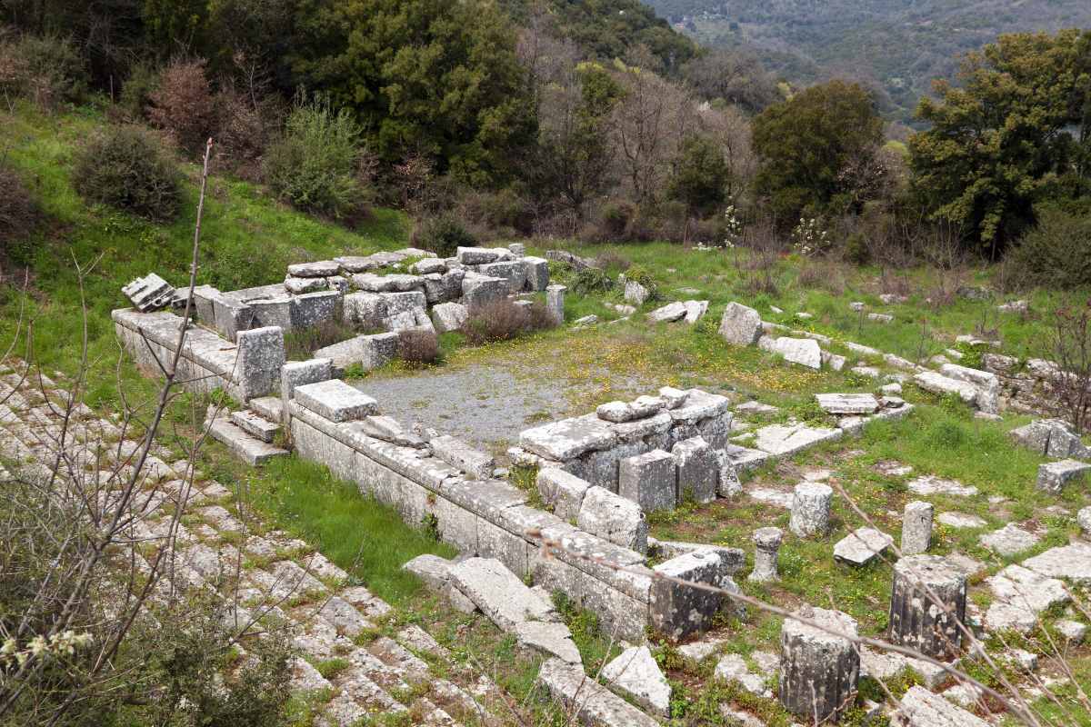 Ancient temple of Despoina at Lykosura 