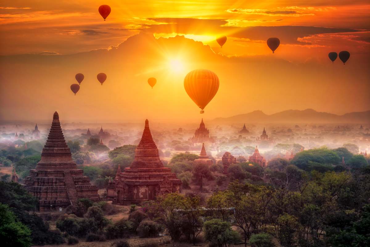 Αερόστατα στη Μιανμάρ