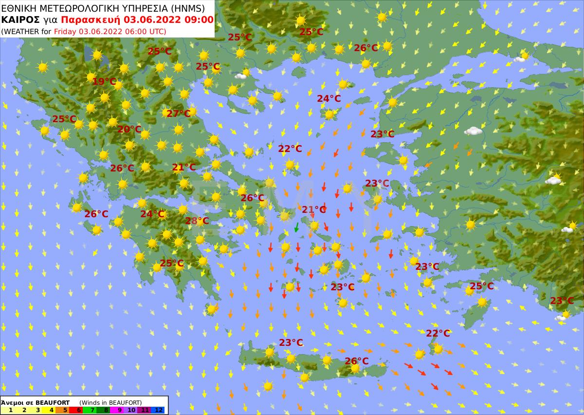 Καιρός 3/6