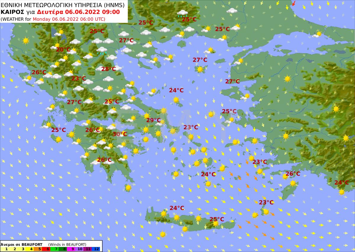 Καιρός 6/6