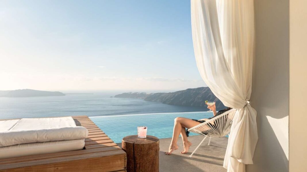 west east Santorini