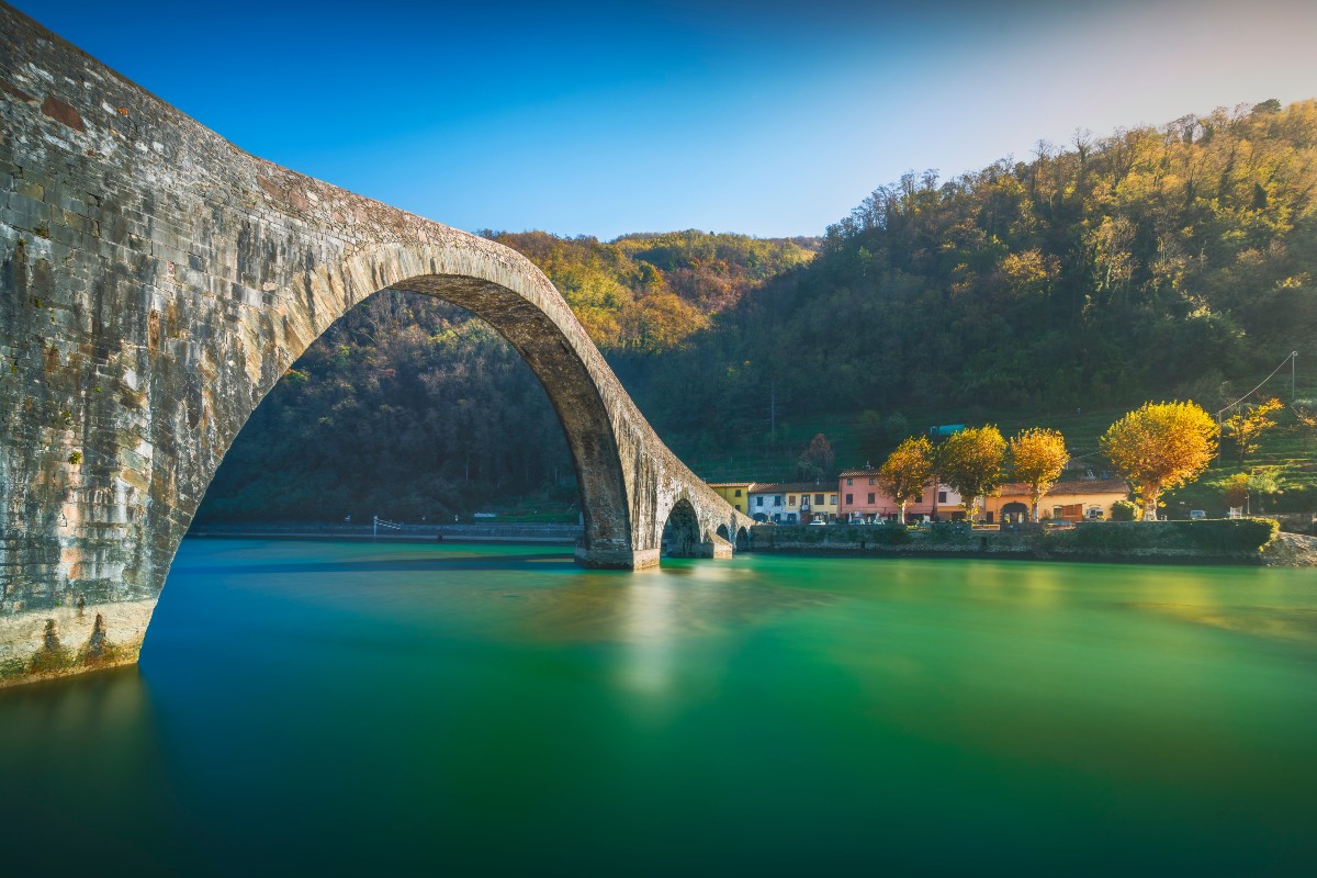 Ponte della Maddalena, Borgo a Mozzano, Ιταλία