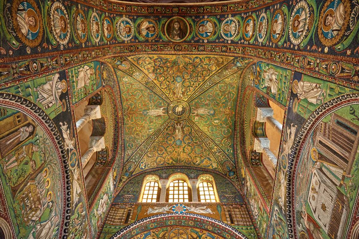 Το εσωτερικό της Basilica di San Vitale Ραβέννα