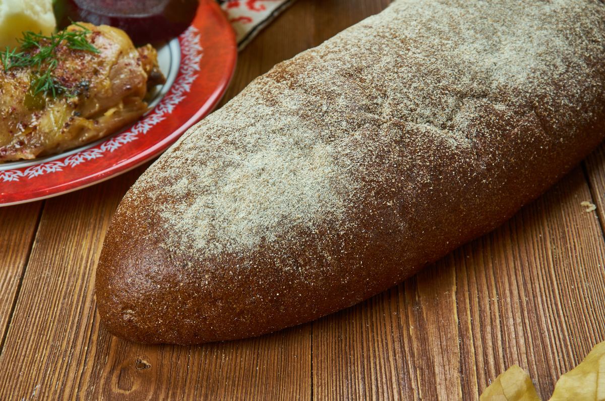 Παραδοσιακό δανέζικο ψωμί Rugbrød