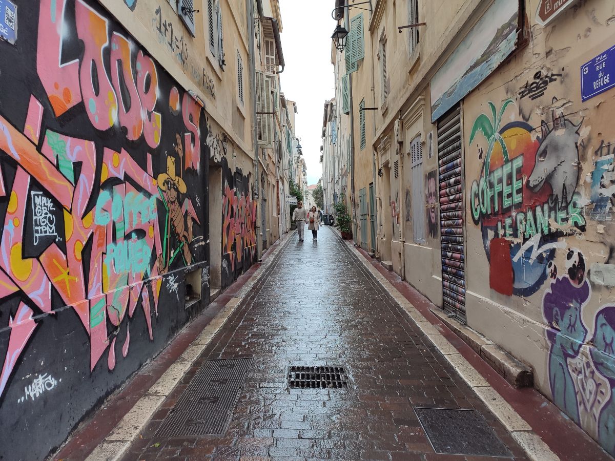 La Panier Μασσαλία - γκράφιτι