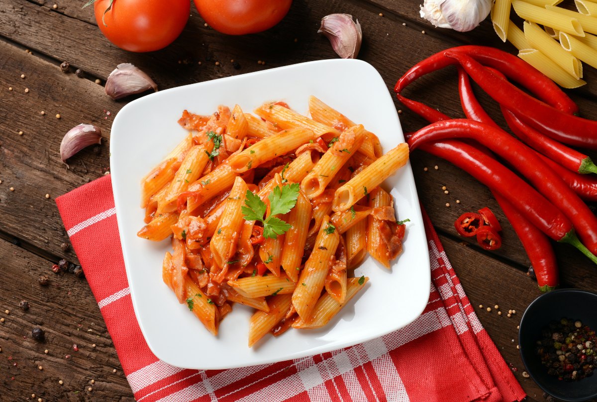  Penne all'arrabbiata, Ιταλία