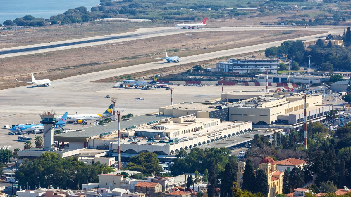 Ρόδος: Έκτακτη προσγείωση αεροσκάφους στο αεροδρόμιο «Διαγόρας»