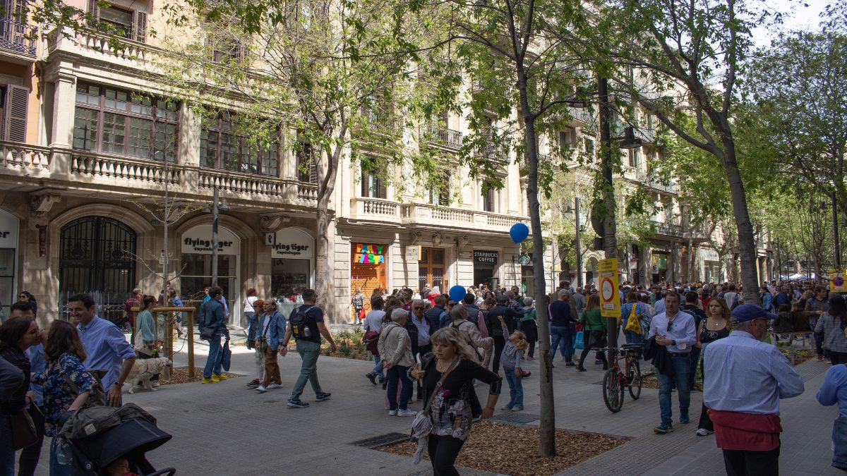 Consell de Cent street Βαρκελώνη