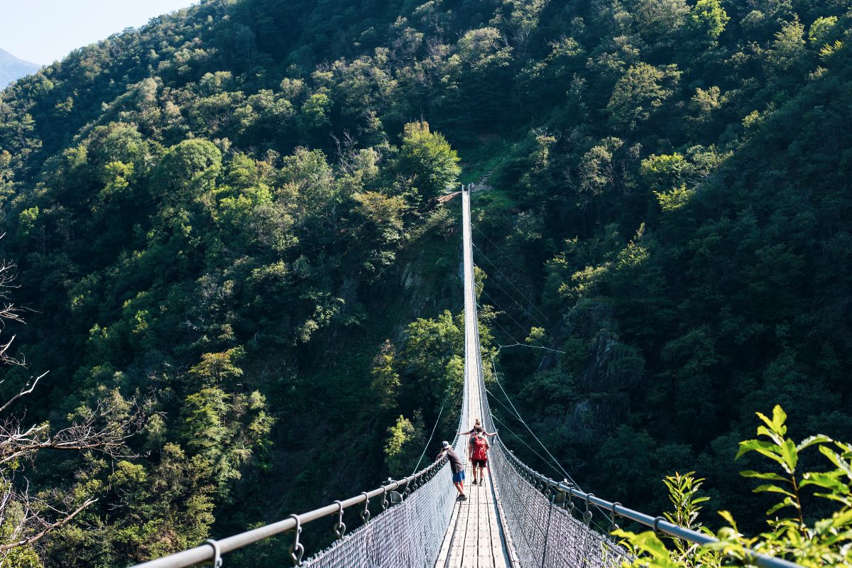  Ponte Tibetano Ιταλία - η υψηλότερη κρεμαστή πεζογέφυρα 