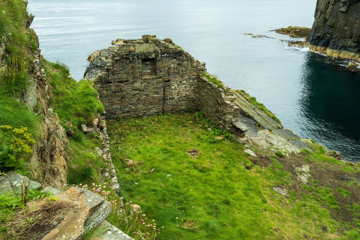 Το Whaligoe Steps βρίσκεται ακριβώς νότια του Wick στη βορειοανατολική ακτή της Σκωτίας. Πάνω από 300 σκαλοπάτια οδηγούν σε ένα παλιό λιμάνι που περιβάλλεται από πολύ ψηλούς βράχους ύψους. Αυτή είναι μια δημοφιλής στάση στο North Coast