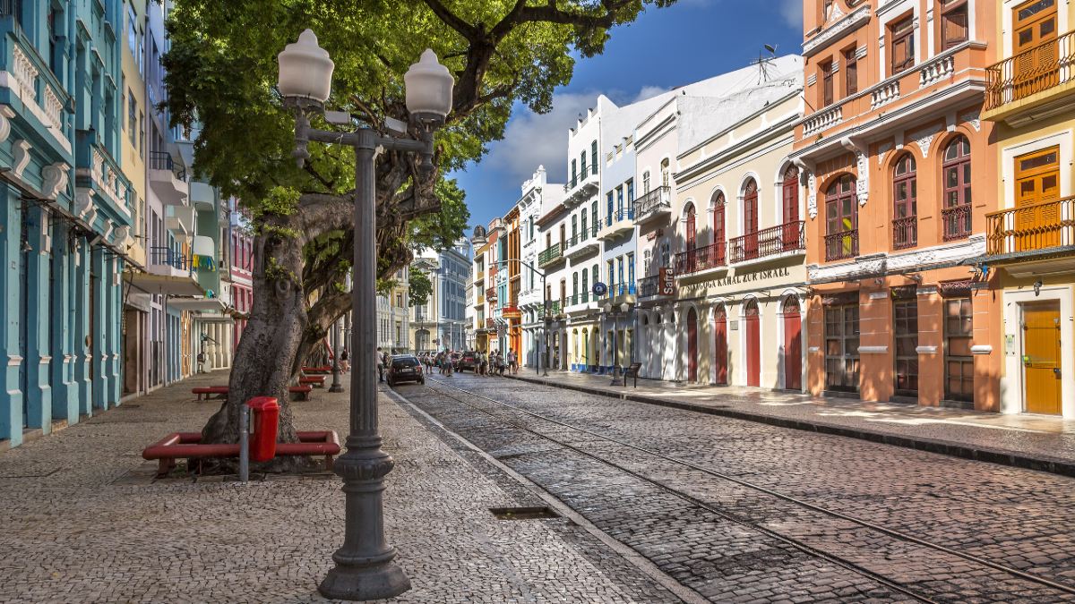 Bom Jesus Street in Recife Antigo, Pernambuco, Βραζιλία