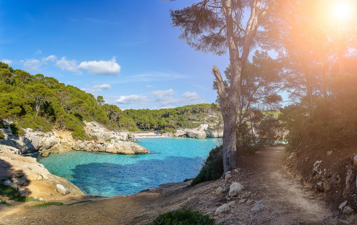 Παραλία Cala Mitjaneta, Menorca