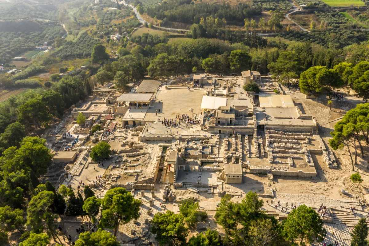 Ο αρχαιολογικός χώρος της Κνωσού