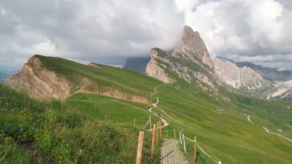Βουνό Seceda Ιταλία