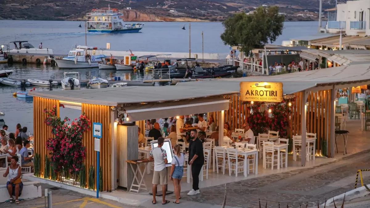 Akrotiri εστιατόριο Μήλος