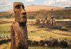 The Traveler Moai στον Αρχαιολογικό Χώρο Τονγκαρίκι στο Ράπα Νούι (Νησί του Πάσχα), Χιλή